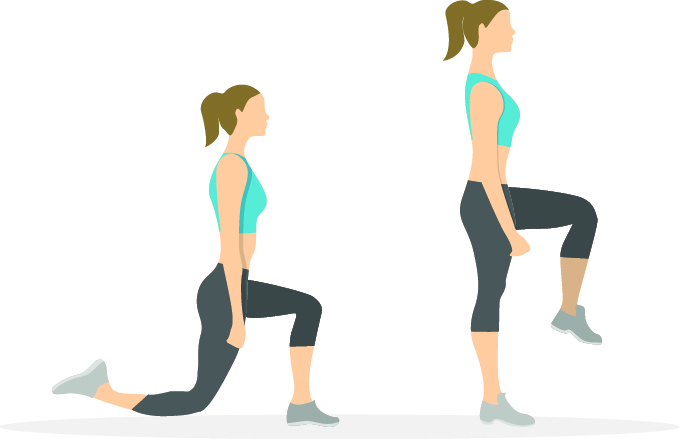 Workout-lunge